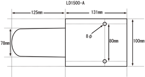 電動ウィンチ背面図